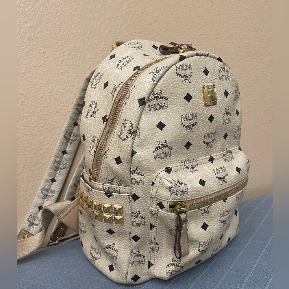 MCM Visetos Side Studs Bag Rucksack